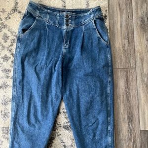 CORSET BAND MOM JEANS